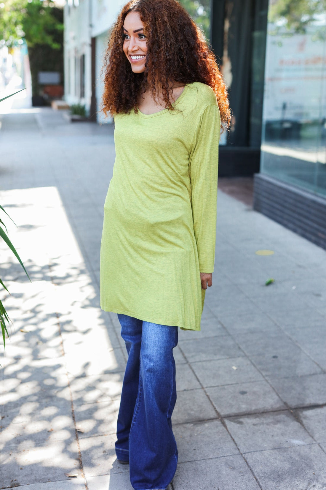 Mustard Marled Tunic