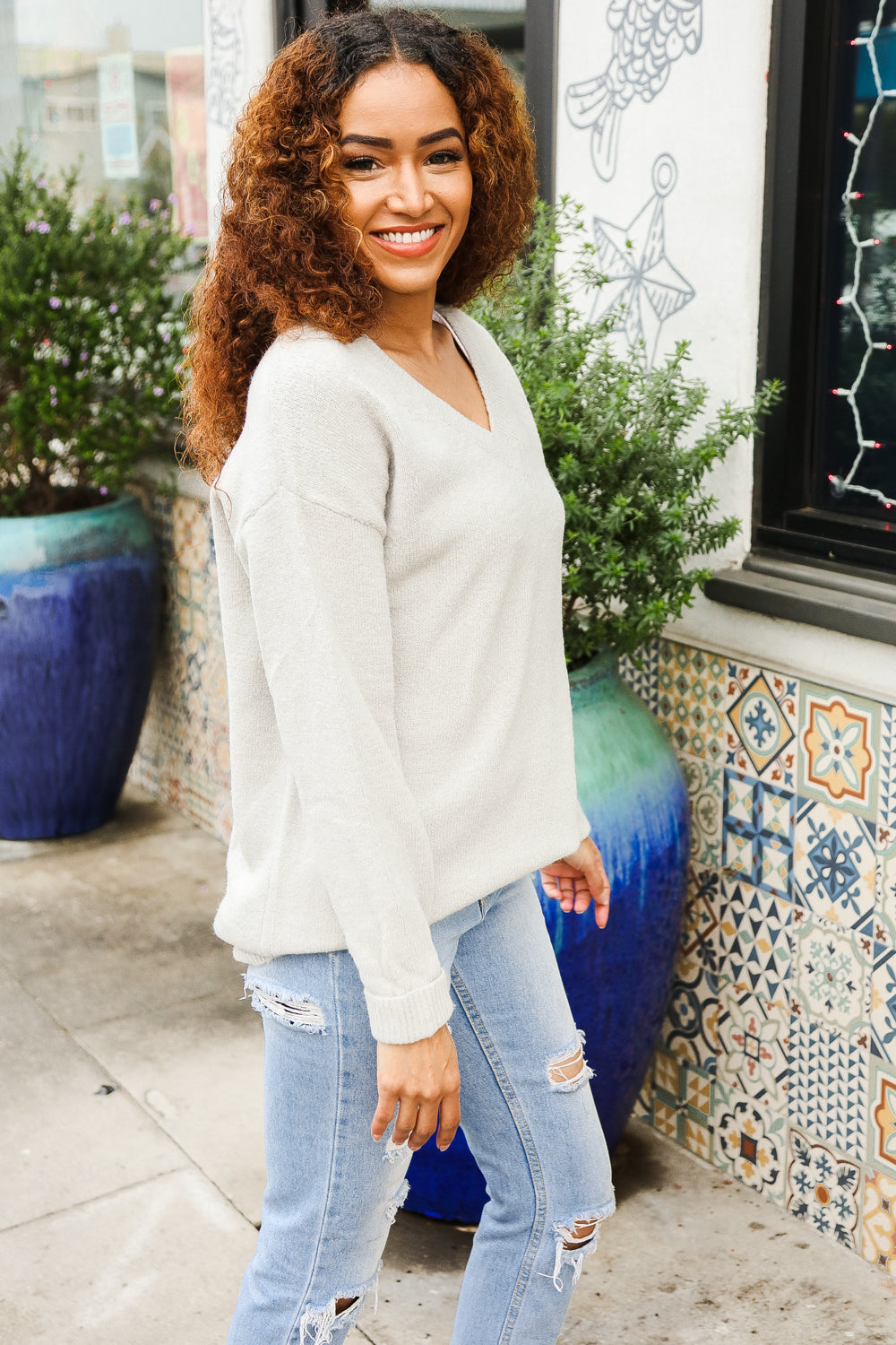 Grey Thick Soft Sweater