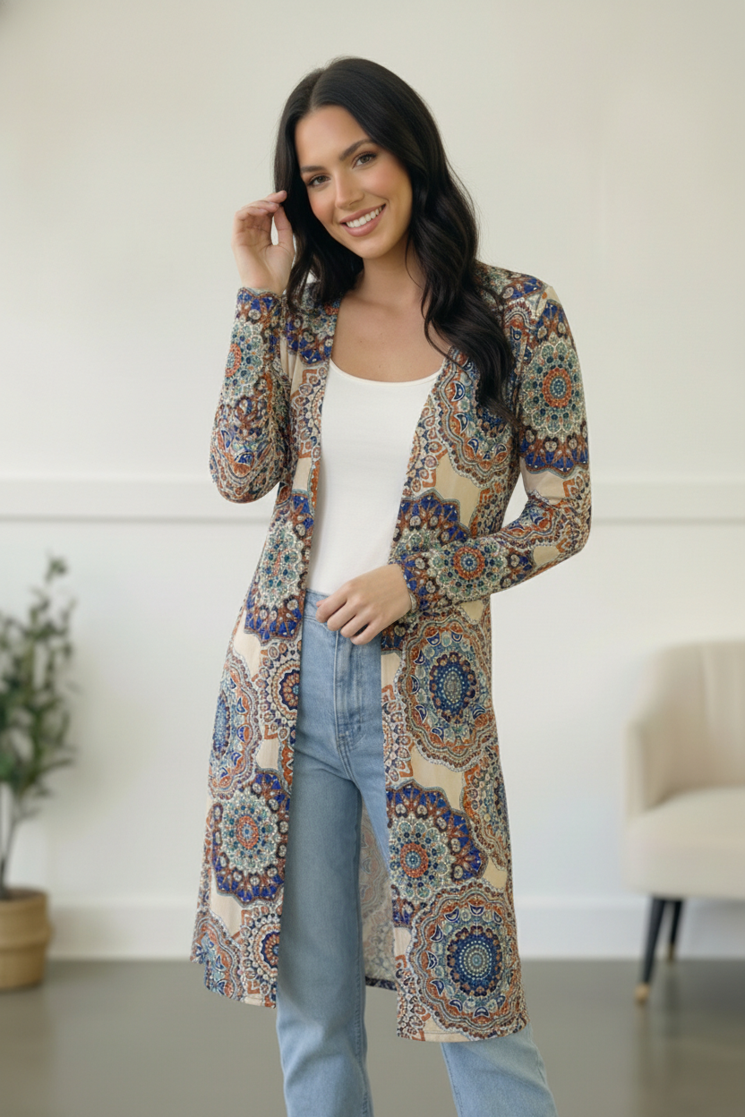 Print Design Cardigan