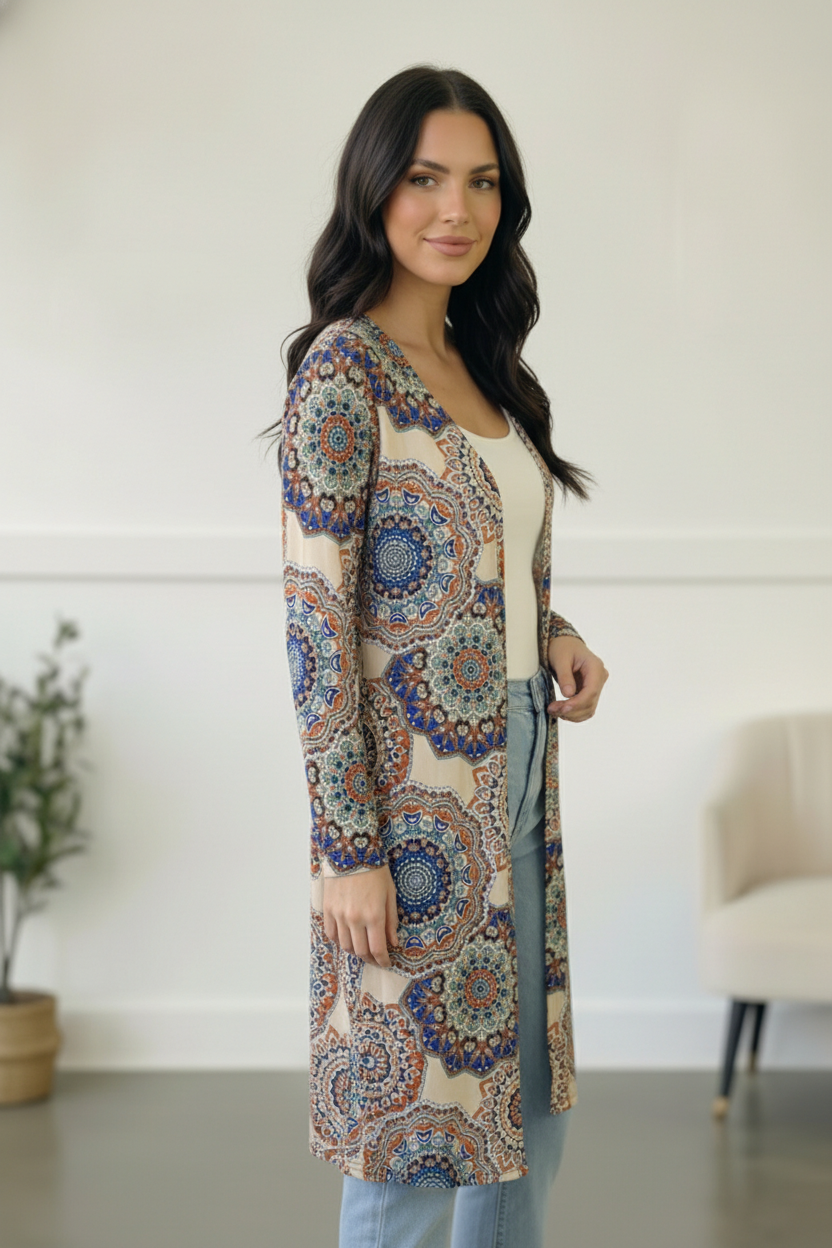 Print Design Cardigan