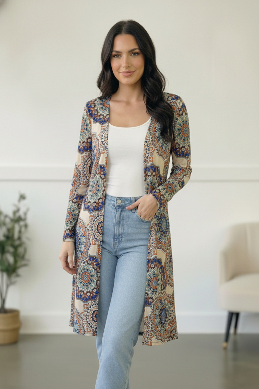 Print Design Cardigan